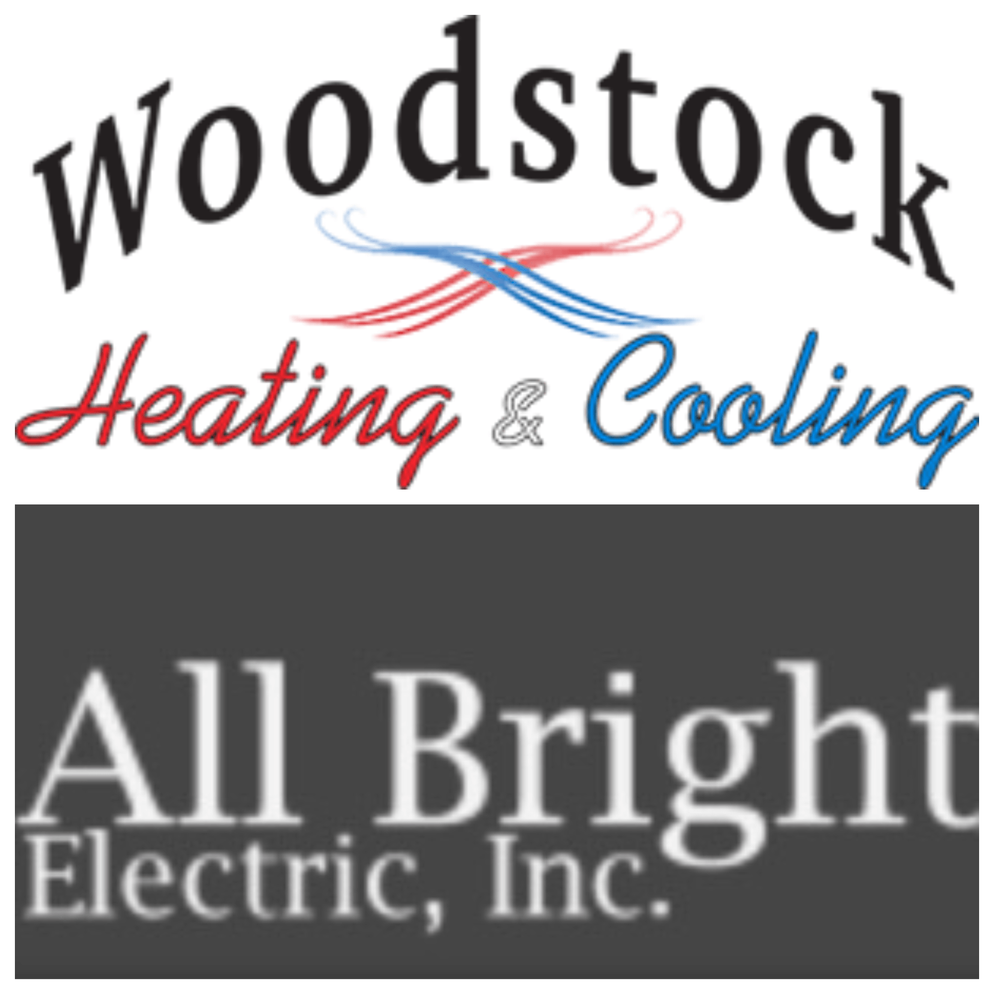 woodstock & all bright logo combo